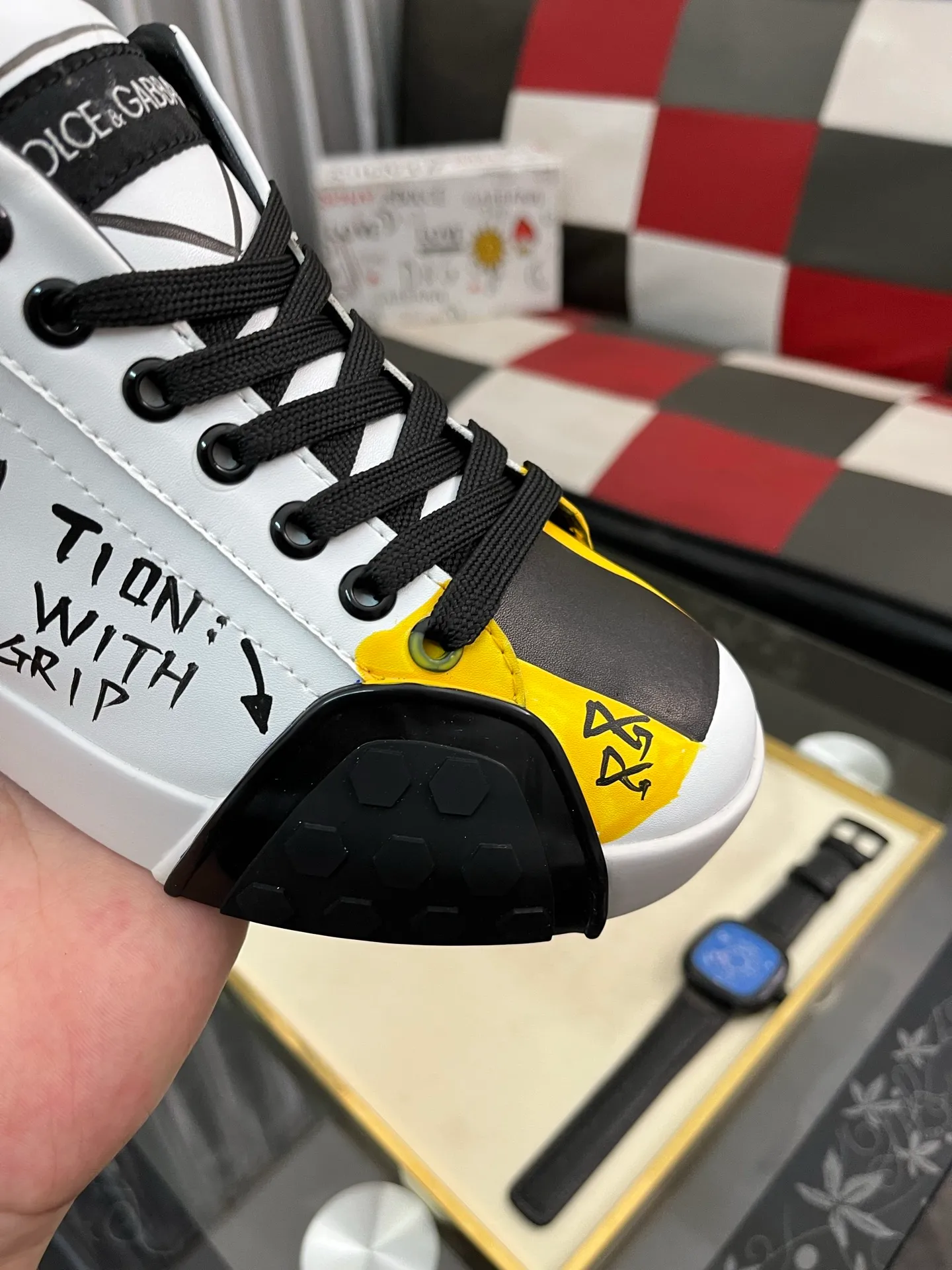 Men's men's shoes💰480⌚️⌚️【DG～】couple casual shoes, on sale simultaneously in 2025z cabinet 🔶Size: 35-46#️⃣ 2 colors 🔜The upper is made of multi-material splicing ➕Mesh lining, comfortable and breathable, sole: original comfortable and wear-resistant outsole, ⚠️Photographed in real life🎬The real thing is better📢📢📢